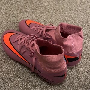 Nike Pink and Orange Athletic Shoes